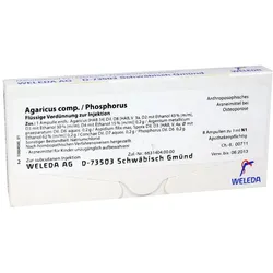 Agaricus Comp./phosphorus Ampullen 8X1 ml