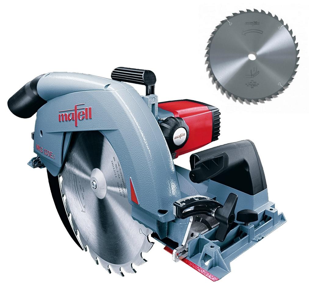 Mafell Zimmerei Handkreissäge MKS 130 Ec + HM-Blatt 330 x 2,2/3,6 x 30 mm Z40