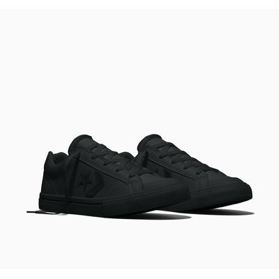 Sneaker CONVERSE "CONVERSE SPORT CASUAL", Jungen, Gr. 38,5, schwarz (schwarz, schwarz, schwarz), Leder, Synthetik, Schuhe Sneaker, aus Leder