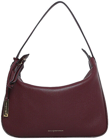 SMAAK AMSTERDAM Ledertasche - Schultertasche MONROE dunkelrot EG