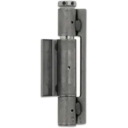 Schwarte, Türband, Federband dreiteilig, 25,3 x 160 mm, Stahl blank