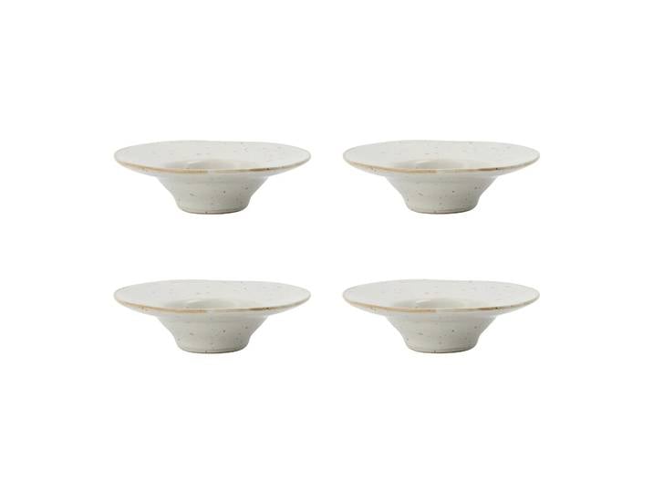 House Doctor Coquetier Pion Lot de 4 Gris-blanc