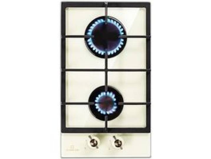 Klarstein Victoria Domino plaque de cuisson gaz 2 feux brûleur Sabaf verre céramique look rétro