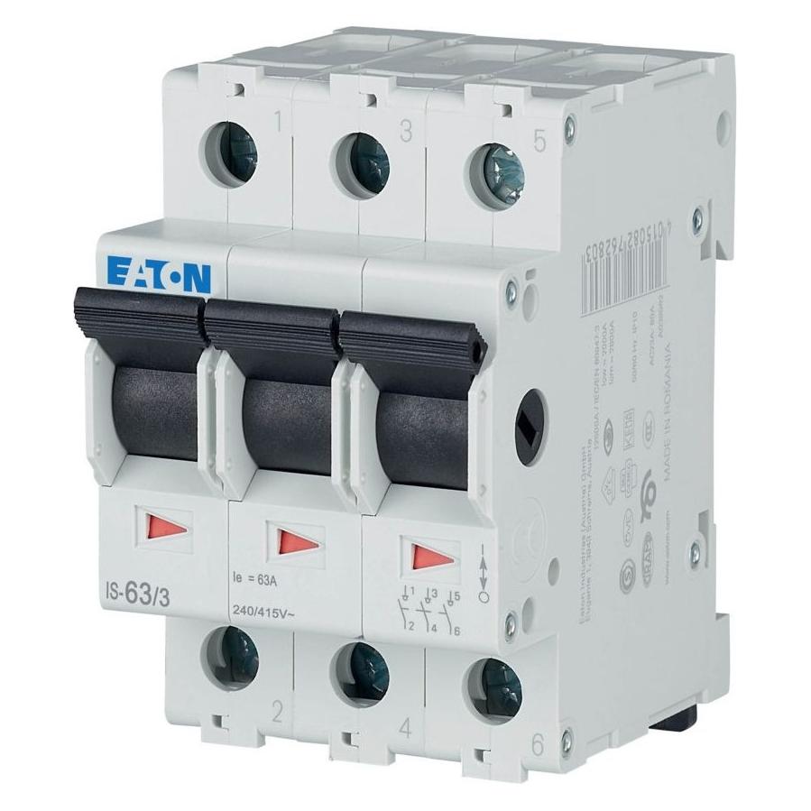 Eaton Hauptschalter Grau 3polig 63 A (276276)