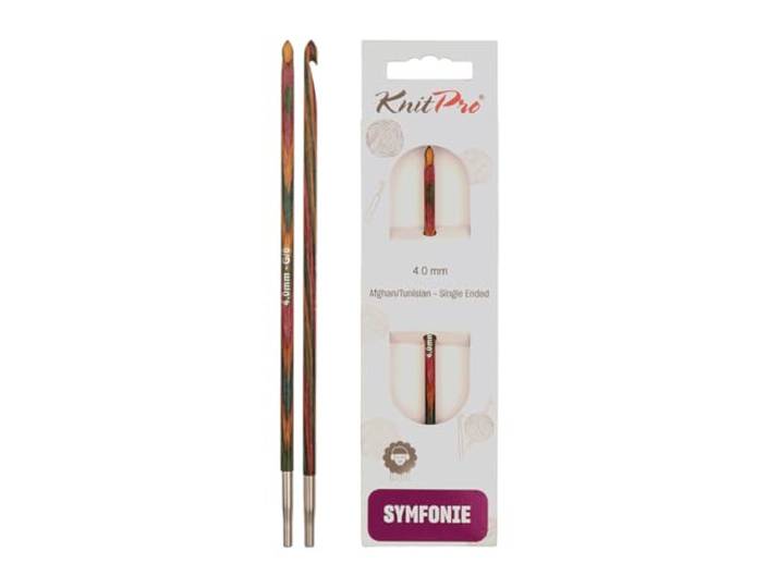 KnitPro Tunesische haaknaald 4,0 mm, gesorteerd
