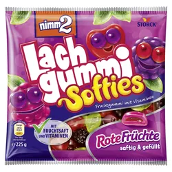 nimm2® Lachgummi Softies Rote Früchte Fruchtgummi 225,0 g