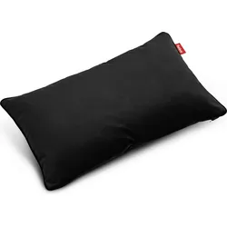 Velvet King Dekoratives Kissen Schwarz recycelt