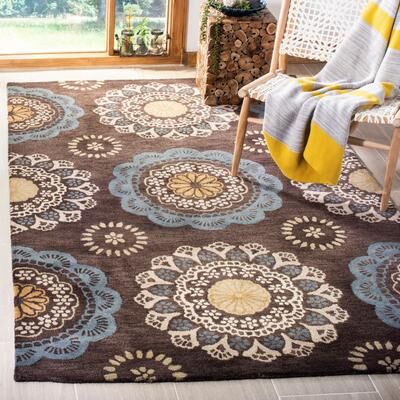 SAFAVIEH Handmade Wyndham Bindu Modern Wool Rug