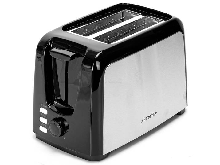Aigostar Grille-pain/Acier inoxydable/750 W/2 pièces/VDE/Easton