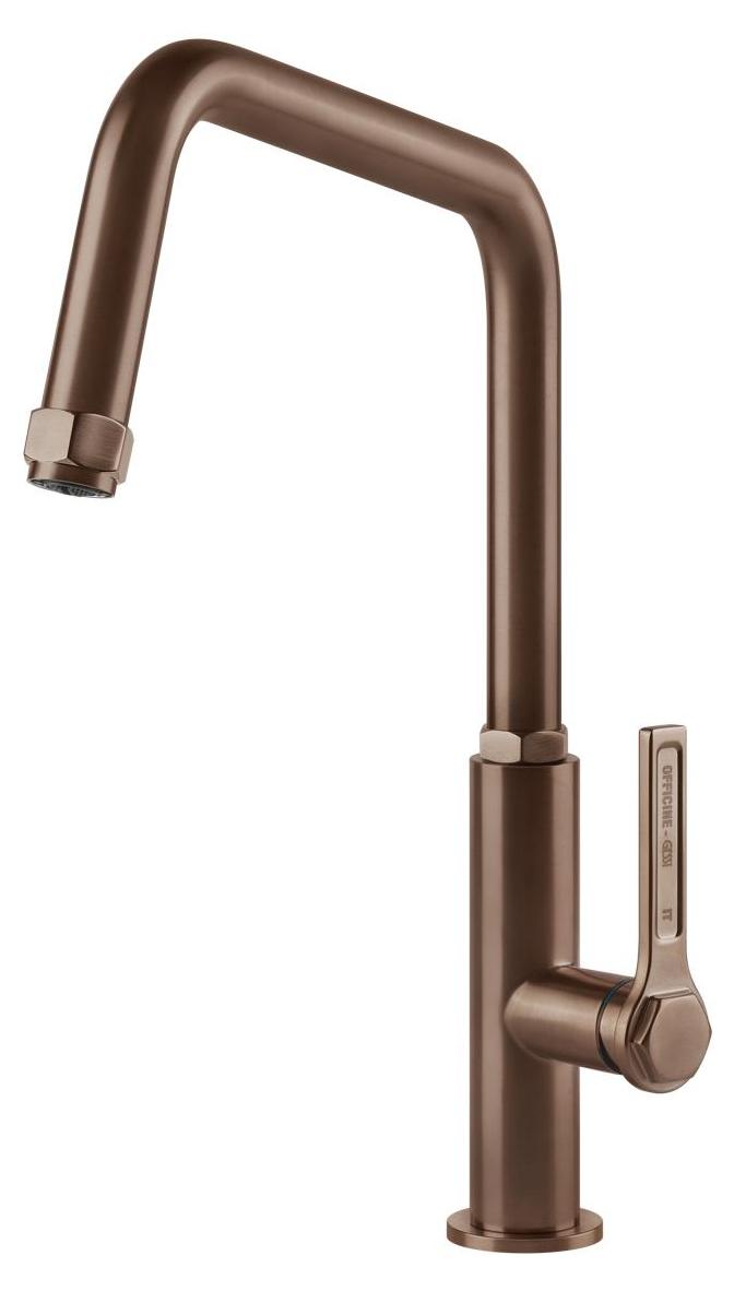 Gessi 60051, Ziehen, Kupfer, Hebelgriffe, Einzelbild, 3/8", 360°