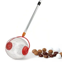 Gravidus Rollsammler Ø22 cm mit Teleskopstiel 52–120 cm Obstsammler Nusssammler