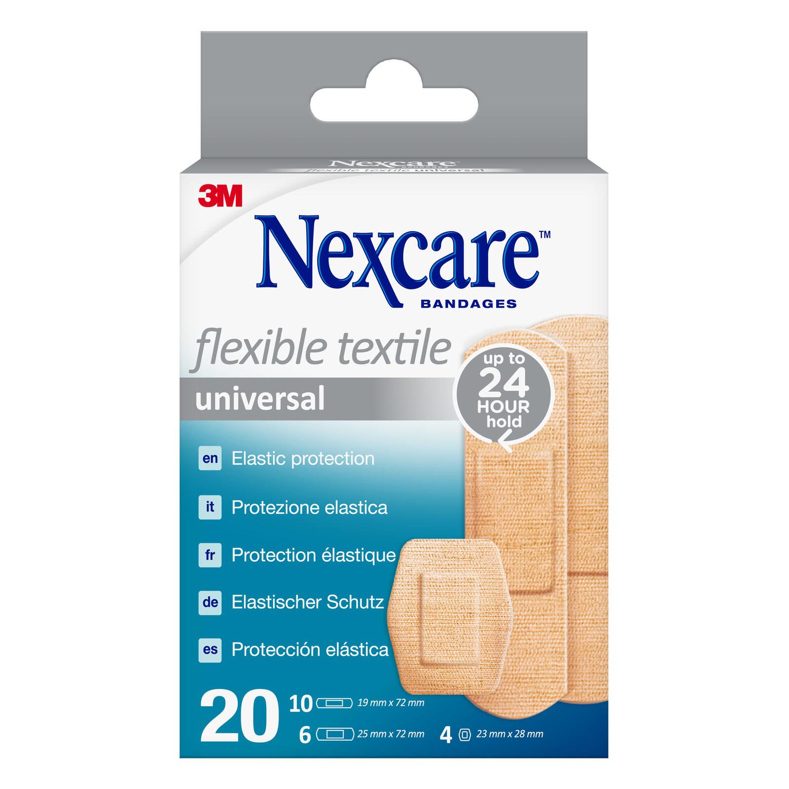Nexcare® Flexible Textile Universal Pflastersortiment, beige N0420ASNEW
