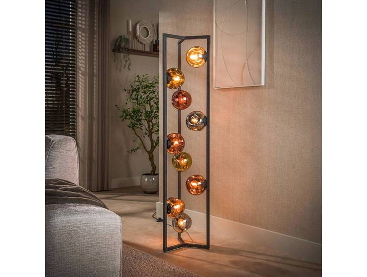 ZIJLSTRA Stehlampe Stellar, Multicolour, für Wohn- / Esszimmer, Glas, Skandinavisch, Stehlampe