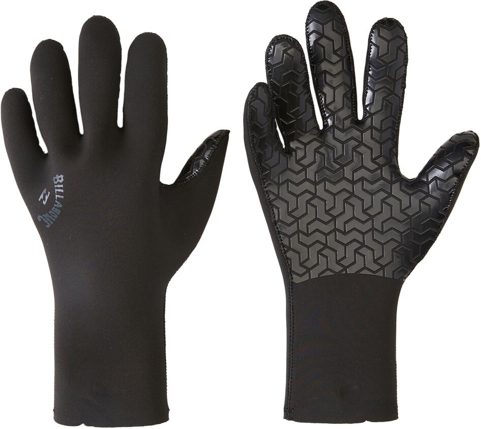 Neoprenhandschuhe BILLABONG "3mm Absolute" Gr. S, schwarz, Handschuhe, Herren, S, 87% Polyester, 13% Elasthan, Neoprenhandschuhe