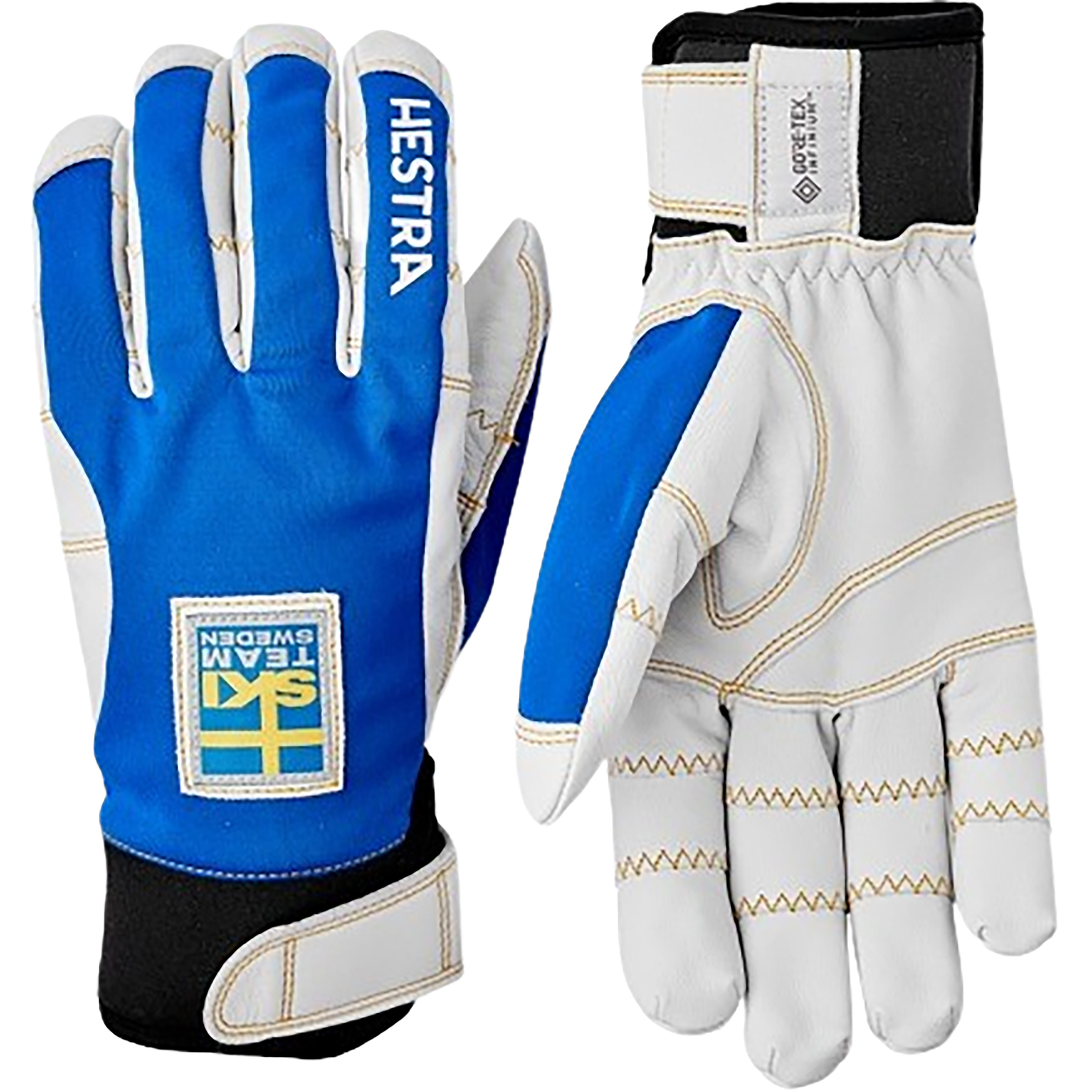 Hestra Ergo Grip Active Skihandschuhe blau Größe 9 Trekking Winddicht Windstopper | GORE-TEX