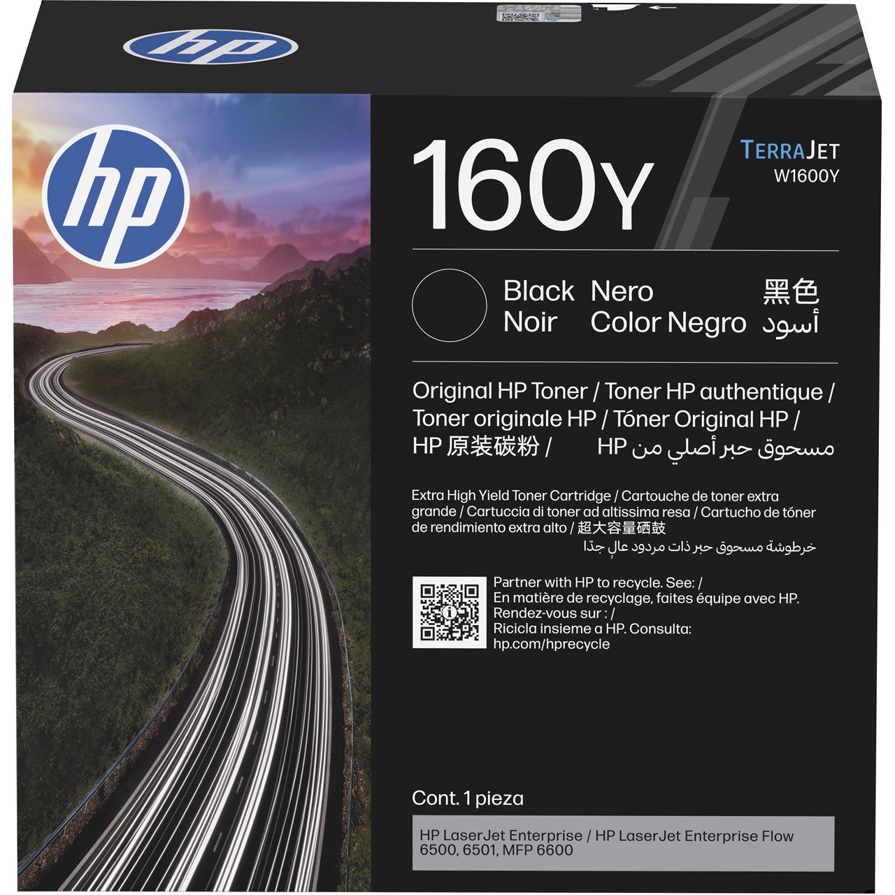 HP 160Y (W1600Y) schwarz Tonerkartusche