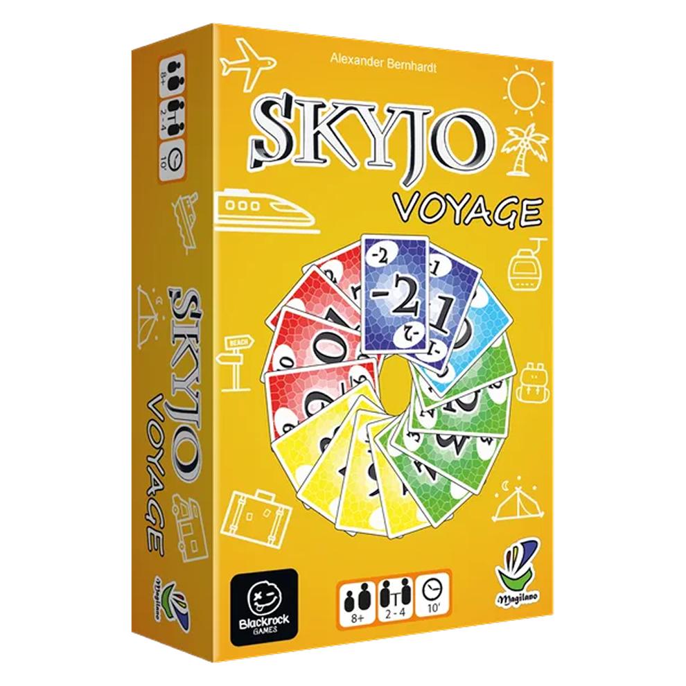 Magilano Skyjo Voyage Kartenspiel ab 8 Jahren (Dänisch, Deutsch, Englisch, Französisch, Italienisch, Niederländisch, Norwegisch, Portugiesisch, Schwedisch, Spanisch, 2 - 4 Spieler) (MA300726)