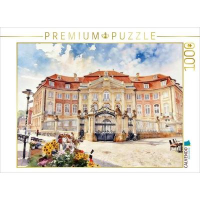 CALVENDO Puzzle Erbdrostenhof in Bielefeld | 1000 Teile Lege-Größe 64x48cm Foto-Puzzle für glückliche Stunden