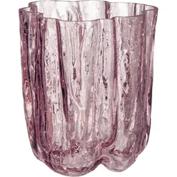 Vase Crackle Circular 12,1 cm, rosa