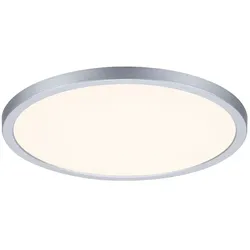 Paulmann LED Einbau-Panel AREO VariFit 3-STEP-DIM, IP44/20, rund, Ø 23cm, dimmbar mit Lichtschalter, 18W 3000K 1400lm, chrom matt PAUL-93052