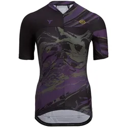 Silvini, Damen, Velotrikot, Frauen Women Jersey Catirina WD1621 T -Shirt (S), Schwarz, Violett, S