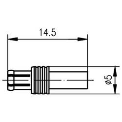 Telegärtner 100024977 100024977 MCX-Kabelstecker Stecker 50 Ω 1 St.