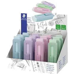Staedtler, Korrekturmittel, Pack 12 Gummi-Plastik-Gehäuse