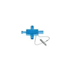 Hensel 68000290 Multikey für Doppelbart, 3-Kant 8mm, 4-Kant 8mm und Schlitz US 1