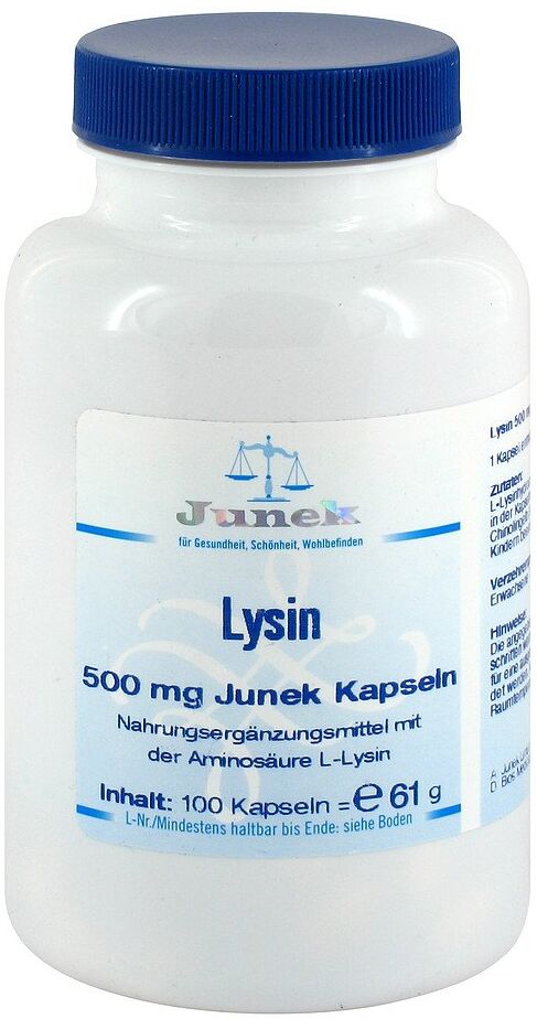 Lysin 500 mg Junek Kapseln