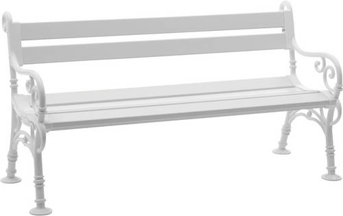 Blome Linderhof Bank 3er weiß 43001