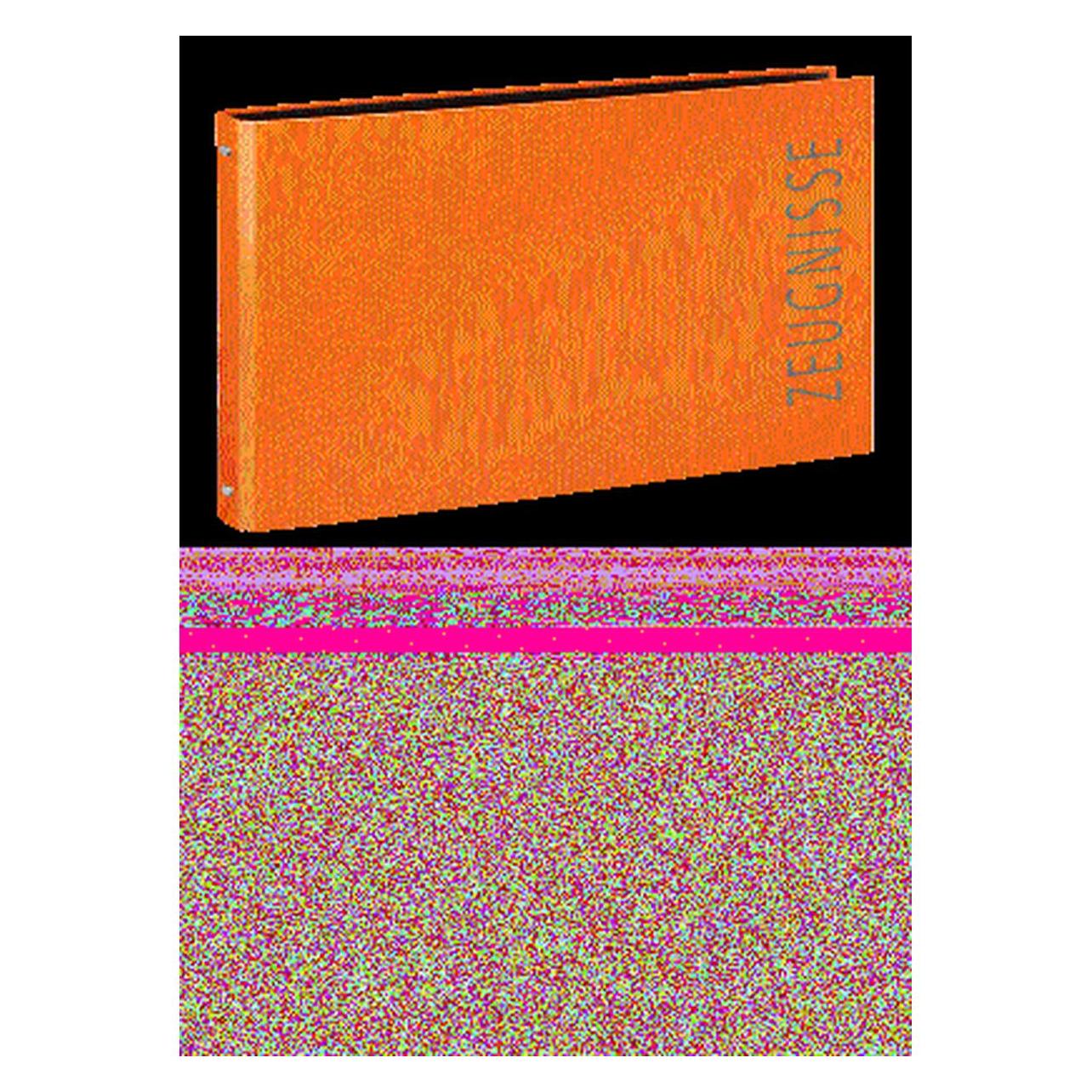 Magni Veloflex 4144330 - Zeugnisringbuch Velocolor, DIN A4, orange, 1 Stück (A4, 1 Stk.) (32826947)