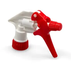 Sprühkopf lebensmittelecht weiss/rot 17 cm Ansaugung regelbar, sehr gute Chemikalienbeständigkeit, EG 1935/2004