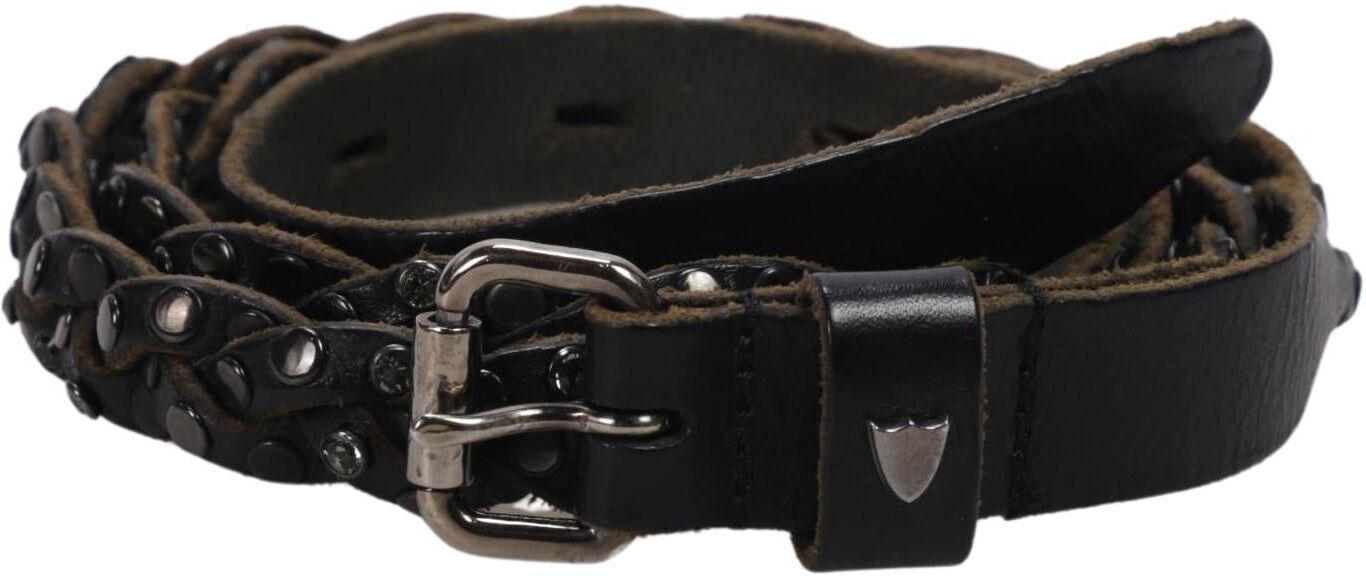 HTC Hollywood Trading Company Damen Gürtel, Schwarz, Gr. 85, kein / Etikett - Second Hand