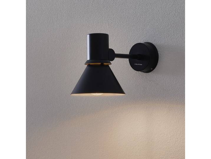 Type 80 Wandleuchte Matt Black - Anglepoise Type 80 W1 - Wohnzimmer - Design - Metall - Einflammig