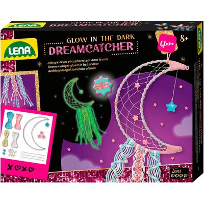 Kreativset LENA "Dreamcatcher Glow in the dark", bunt, Kreativsets, Kinder, Kunststoff, Metall