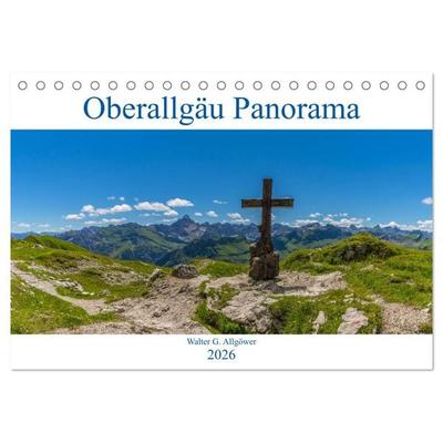 Oberallgäu Panorama (Tischkalender 2026 DIN A5 quer), CALVENDO Monatskalender