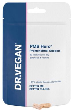 Dr. Vegan PMS Hero Premenstrual Support 60 cápsulas