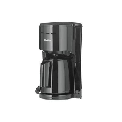 Severin KA 9306 Kaffeemaschine Schwarz Fassungsvermögen Tassen=8 Isolierkanne, mit Filterkaffee-Funktion