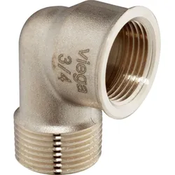 Viega Bogen 281748 R 3/8 x Rp 3/8, 90Grad, Rotguss