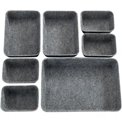 Schubladenorganizer (BHT 28.50x5x20 cm) - grau - BHT 28.50x5x20 cm