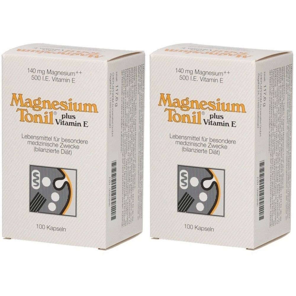 Magnesium Tonil plus Vitamin E Kapseln 2x 2x100 St