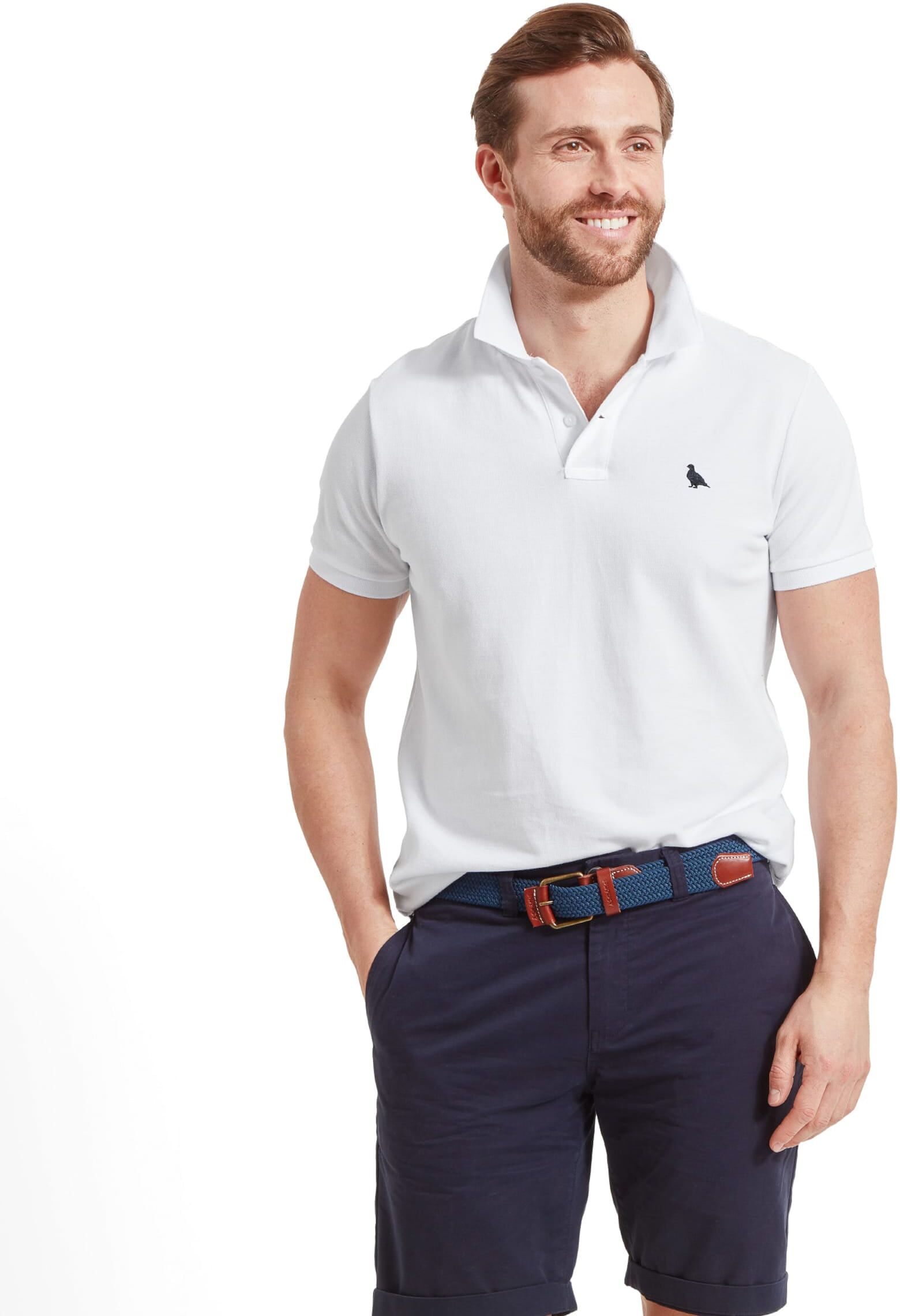 Schöffel Country St Ives Polo Shirt - White - Size 2XL - Men