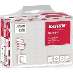ELOS Falthandtuch Katrin Classic L 2 2-lagig weiß L240mm xB320ca.mm 3000 Tücher/KT - 615490