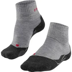 FALKE Herren Socken TK2 Explore Short, Größe 44-45 in Grau 3403