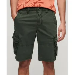 Superdry für Herren. M7110433A Cargo Shorts Core grün (28), Lässig, Baumwolle