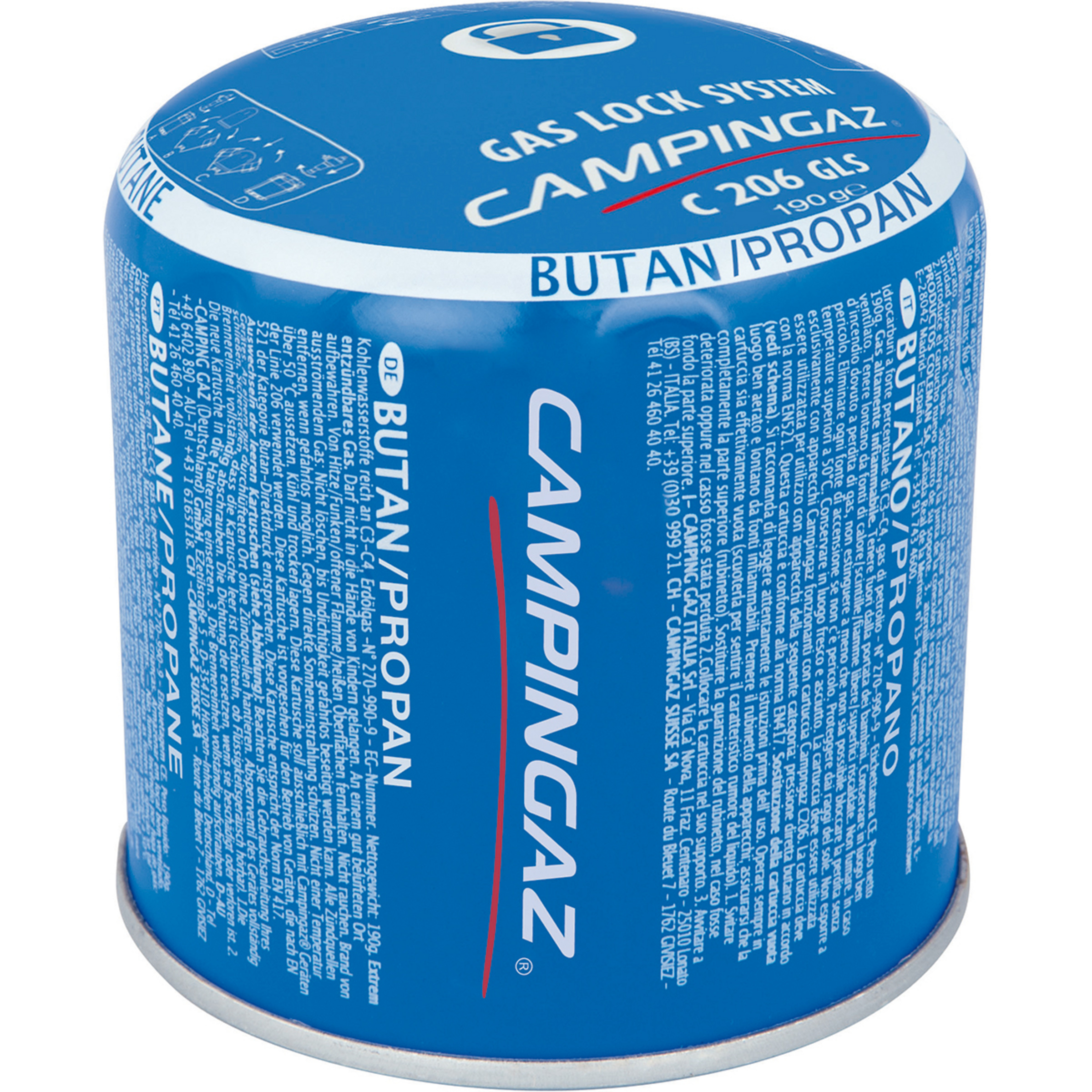 Campingaz Gaskartusche C206 GLS Gaskartuschen & Brennstoffe blau Größe 190g