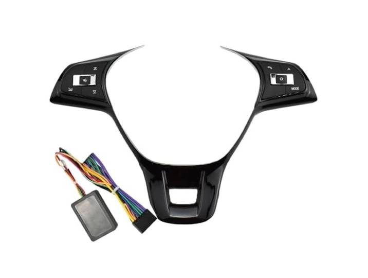 Auto Lenkrad Fernbedienung Taste Multi-funktion Controller Schalter Naben Für VW Für Jetta Für Golf Für Polo Für Passat Multifunktions Taste Lenkrad(Style D1 Thin)