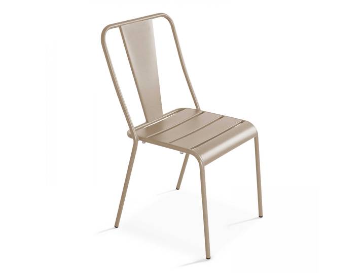 Oviala - Chaise bistrot en métal