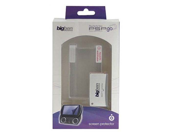 Big Ben High Quality Screen Protector with Cleaning Cloth For Sony PSP Go