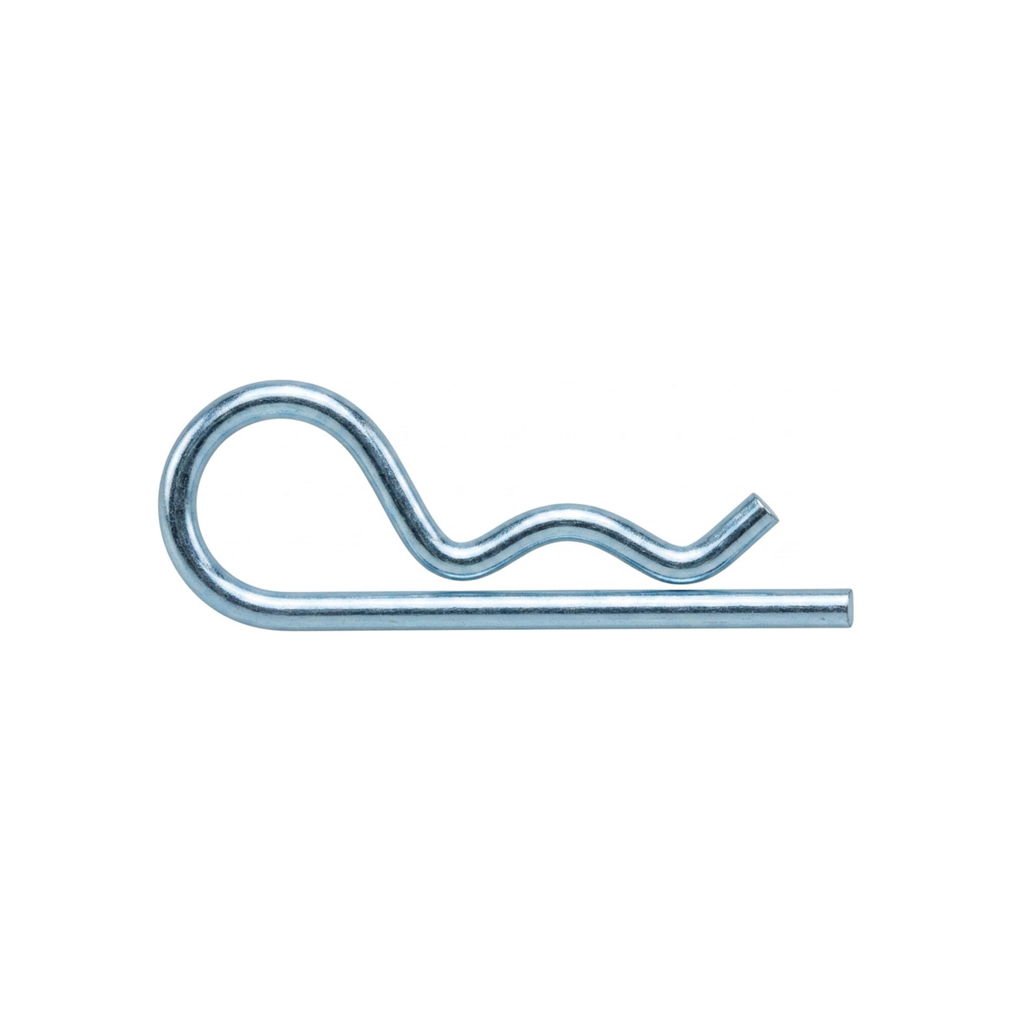 DIN 11024-E Federstecker DrahtØ 8 einfach, galv. verzinkt ; Industrial Quality Supplies (110240120080000)